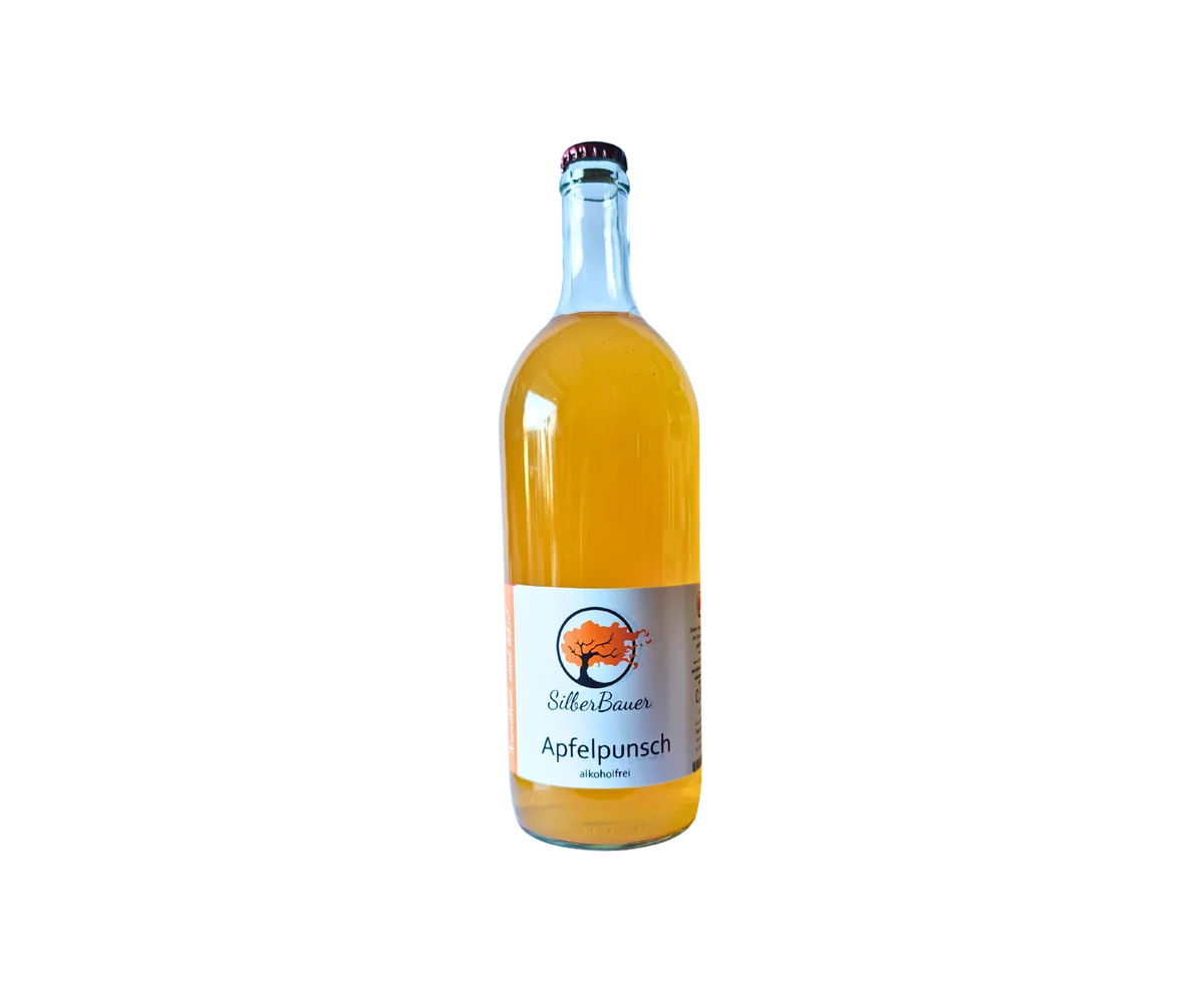 Apfelpunsch alkoholfrei 0,98lt vom Silberbauer