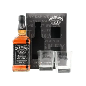 Jack Daniels 0,7lt Geschenkpackung inkl. 2 Gläser