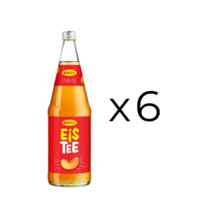Rauch Eistee Pfirsich 6x1lt - Mehrweg Glas