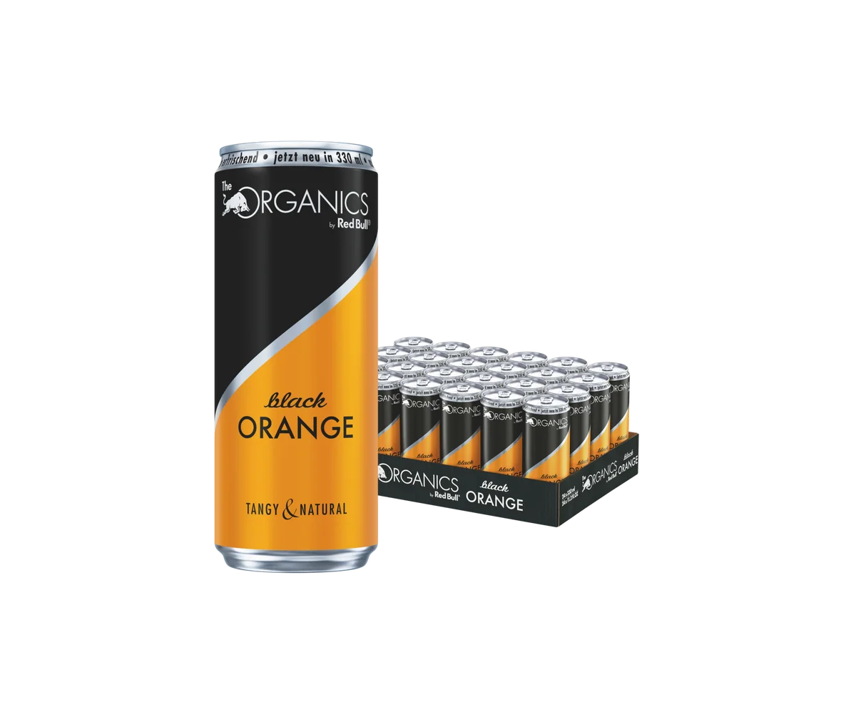 Organics Black Orange von Red Bull 24x0,33lt-Dose – Bild 2