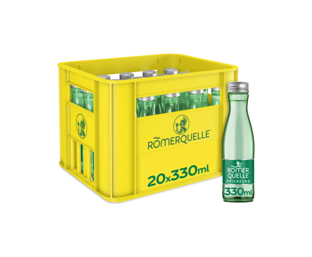 Römerquelle Mineralwasser prickelnd 20x0,33lt