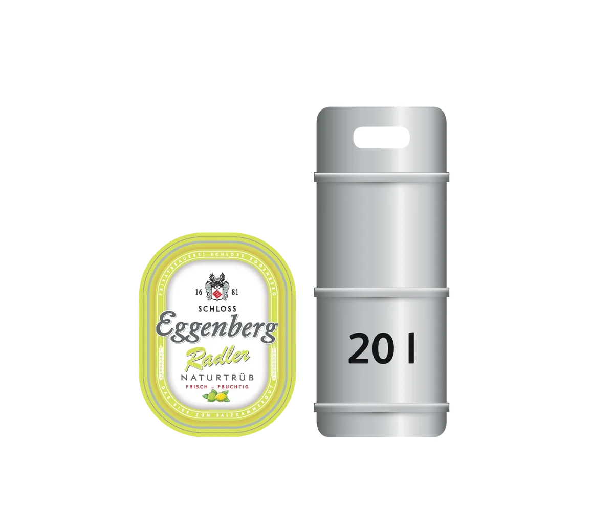 Schloss Eggenberg Radler naturtrüb 20lt