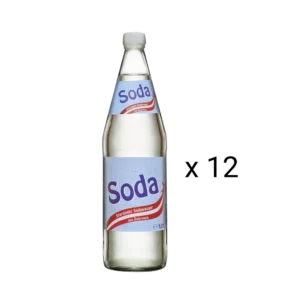 Sodawasser 12x1lt Glas