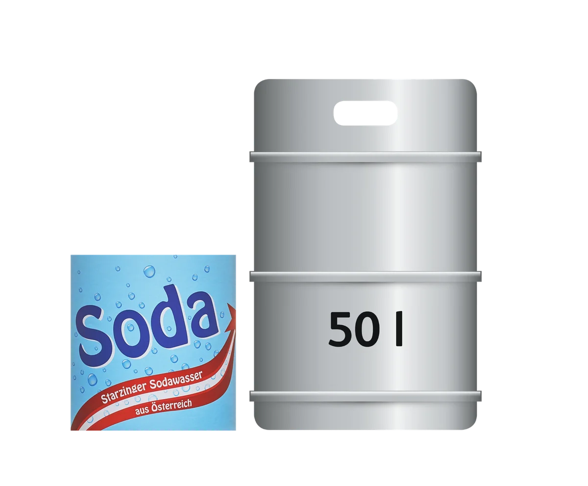 Sodawasser 50lt