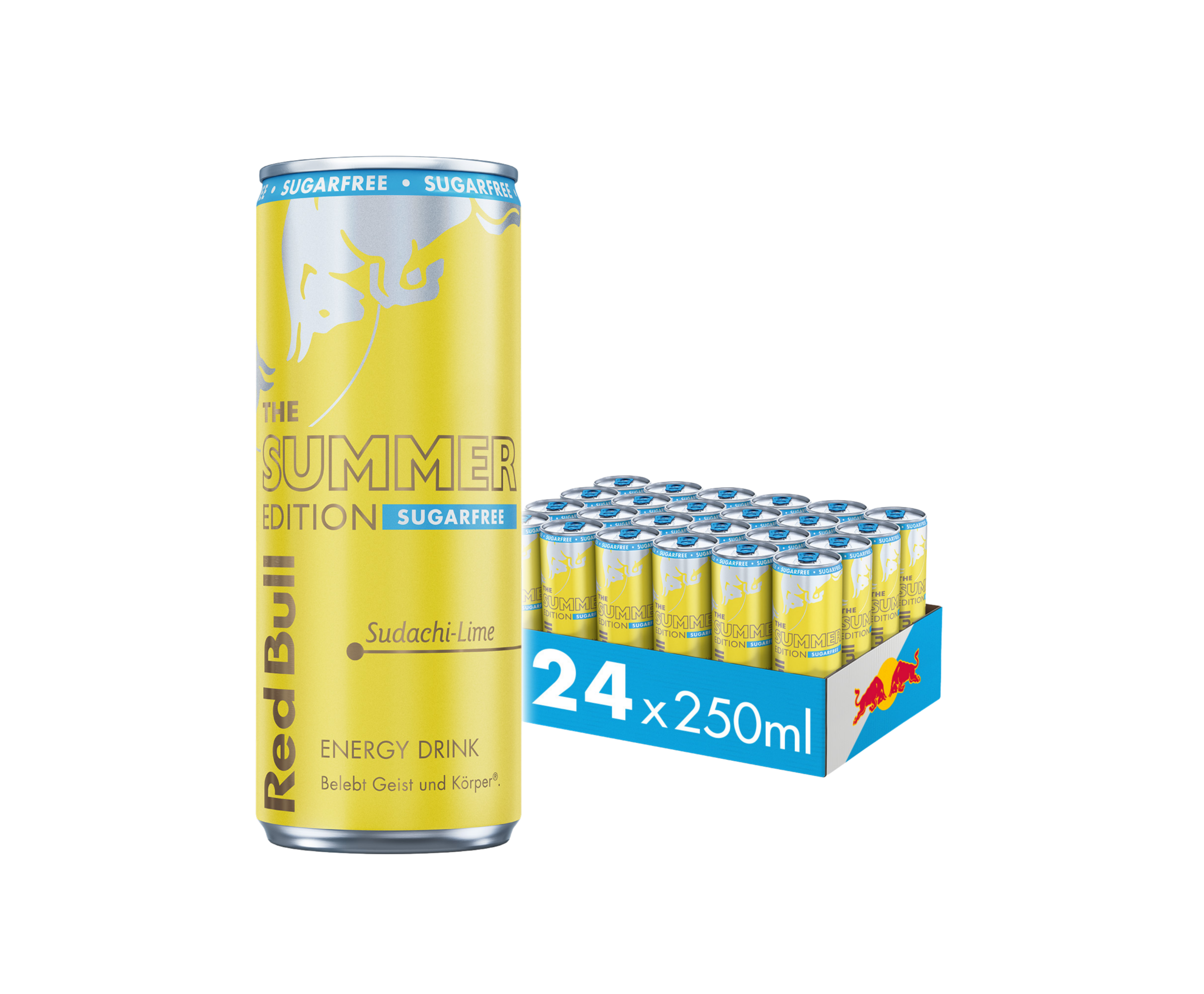 Red Bull Summer Edition (Sugarfree) 24x0,25lt Dose – Bild 2