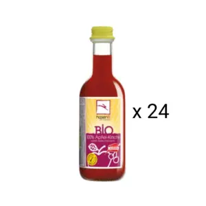 Hasenfit Bio Apfel-Kirsche, naturtrüb 24x0,25lt